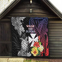 Wallis and Futuna Bastille Day Quilt Tropical Turtle Hibiscus Polynesian Pattern LT05 - Polynesian Pride