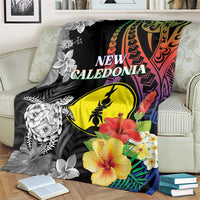 New Caledonia Bastille Day Blanket Tropical Turtle Hibiscus Polynesian Pattern LT05 - Polynesian Pride