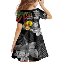 New Caledonia Bastille Day Family Matching Puletasi and Hawaiian Shirt Tropical Turtle Hibiscus Polynesian Pattern LT05 - Polynesian Pride