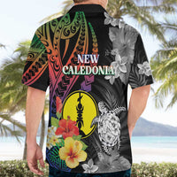 New Caledonia Bastille Day Hawaiian Shirt Tropical Turtle Hibiscus Polynesian Pattern LT05 - Polynesian Pride
