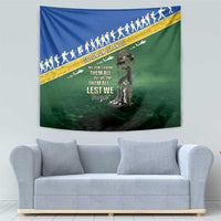Solomon Islands Remembrance Day Tapestry Lest We Forget