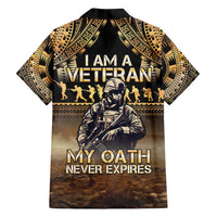 Polynesia Veterans Day Family Matching Summer Maxi Dress and Hawaiian Shirt Thank You Veterans Polynesian Pattern LT05 - Polynesian Pride