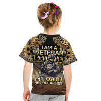 Polynesia Veterans Day Kid T Shirt Thank You Veterans Polynesian Pattern LT05 - Polynesian Pride