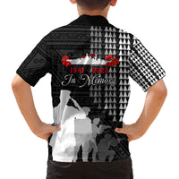 Pearl Harbor Remembrance Day Family Matching Long Sleeve Bodycon Dress and Hawaiian Shirt USS Arizona In Memory With Polynesian Pattern LT05 - Polynesian Pride