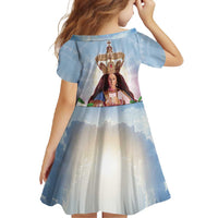 Guam Patroness Family Matching Tank Maxi Dress and Hawaiian Shirt The Legend Santa Marian Kamalen