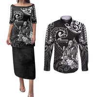 Guam MLK Day Couples Matching Puletasi and Long Sleeve Button Shirt The Legacy Of MLK