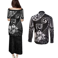 Guam MLK Day Couples Matching Puletasi and Long Sleeve Button Shirt The Legacy Of MLK