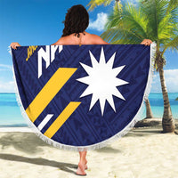 Happy Nauru Independence Day Beach Blanket Polynesian Pattern LT05 - Polynesian Pride