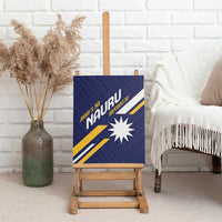 Happy Nauru Independence Day Canvas Wall Art Polynesian Pattern LT05 - Polynesian Pride