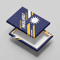 Happy Nauru Independence Day Canvas Wall Art Polynesian Pattern LT05 - Polynesian Pride