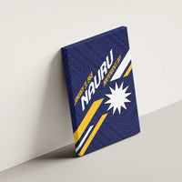 Happy Nauru Independence Day Canvas Wall Art Polynesian Pattern LT05 - Polynesian Pride