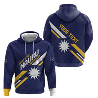 Personalised Happy Nauru Independence Day Hoodie Polynesian Pattern LT05 - Polynesian Pride