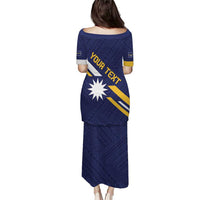Personalised Happy Nauru Independence Day Puletasi Polynesian Pattern LT05 - Polynesian Pride
