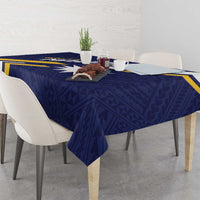 Happy Nauru Independence Day Tablecloth Polynesian Pattern LT05 - Polynesian Pride