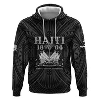 Haiti 1804 Zip Hoodie Polynesian Silver Neg Maron