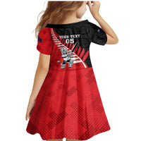 Custom New Zealand Canterbury Cricket Family Matching Mermaid Dress and Hawaiian Shirt With Maori Pattern LT05 - Polynesian Pride
