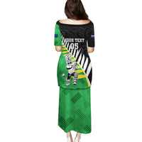 Custom New Zealand Central Districts Cricket Family Matching Puletasi and Hawaiian Shirt With Maori Pattern LT05 - Polynesian Pride