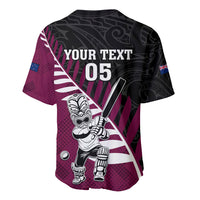 Custom New Zealand Northern Districts Cricket Baseball Jersey With Maori Pattern LT05 - Polynesian Pride