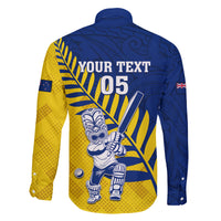 Custom New Zealand Otago Cricket Family Matching Off Shoulder Maxi Dress and Hawaiian Shirt With Maori Pattern