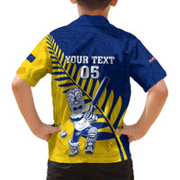 Custom New Zealand Otago Cricket Family Matching Puletasi and Hawaiian Shirt With Maori Pattern LT05 - Polynesian Pride