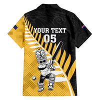 Custom New Zealand Wellington Cricket Family Matching Short Sleeve Bodycon Dress and Hawaiian Shirt With Maori Pattern LT05 - Polynesian Pride