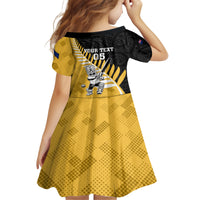 Custom New Zealand Wellington Cricket Family Matching Tank Maxi Dress and Hawaiian Shirt With Maori Pattern LT05 - Polynesian Pride