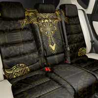 Personalized Polynesia Back Car Seat Cover With Christian Cross