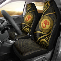 Polynesia Car Seat Cover With Hindu Om Symbol LT05 - Polynesian Pride