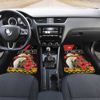 Papua New Guinea Christmas Car Mats Bird Of Paradise Hamamas Krismas