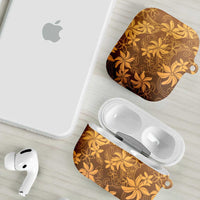 Tiare Tahiti AirPods Case Brown Polynesia Motifs - Polynesian Pride