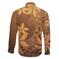 Tiare Tahiti Family Matching Mermaid Dress and Hawaiian Shirt Brown Polynesia Motifs - Polynesian Pride