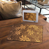 Tiare Tahiti Puzzle Brown Polynesia Motifs - Polynesian Pride