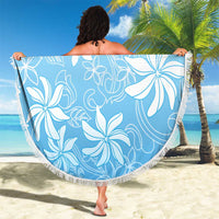 Tiare Tahiti Beach Blanket Blue Polynesia Motifs LT05 - Polynesian Pride