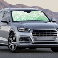 Tiare Tahiti Auto Sun Shade Matcha Polynesia Motifs - Polynesian Pride