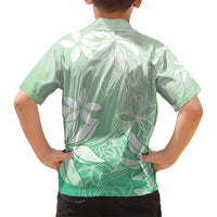 Tiare Tahiti Family Matching Puletasi and Hawaiian Shirt Matcha Polynesia Motifs - Polynesian Pride