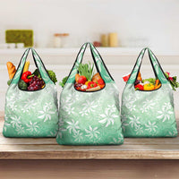 Tiare Tahiti Grocery Bag Matcha Polynesia Motifs - Polynesian Pride