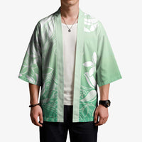 Tiare Tahiti Kimono Matcha Polynesia Motifs - Polynesian Pride