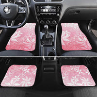 Tiare Tahiti Car Mats Pink Polynesia Motifs LT05 Set 4pcs Pink - Polynesian Pride