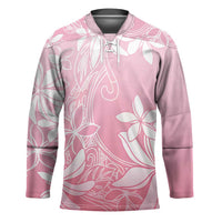 Tiare Tahiti Hockey Jersey Pink Polynesia Motifs LT05 Unisex Pink - Polynesian Pride