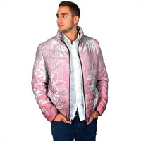 Tiare Tahiti Padded Jacket Pink Polynesia Motifs - Polynesian Pride