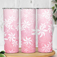 Tiare Tahiti Skinny Tumbler Pink Polynesia Motifs - Polynesian Pride