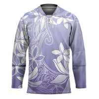 Tiare Tahiti Hockey Jersey Purple Polynesia Motifs LT05 Unisex Purple - Polynesian Pride