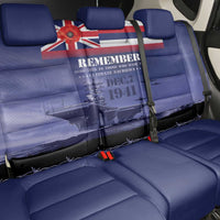 Hawaii Pearl Harbor Remembrance Day Back Car Seat Cover Flag Style