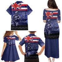 Hawaii Pearl Harbor Remembrance Day Family Matching Puletasi and Hawaiian Shirt Flag Style LT05 - Polynesian Pride