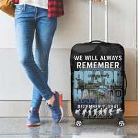 Pearl Harbor Remembrance Day Luggage Cover We Will Always Remember