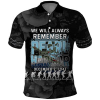 Personalized Pearl Harbor Remembrance Day Polo Shirt We Will Always Remember
