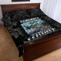 Pearl Harbor Remembrance Day Quilt Bed Set We Will Always Remember