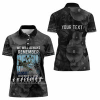 Personalized Pearl Harbor Remembrance Day Women Polo Shirt We Will Always Remember