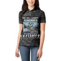 Personalized Pearl Harbor Remembrance Day Women Polo Shirt We Will Always Remember