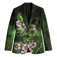 New Zealand Aotearoa Kakapo Blazer Maori Pattern With Manuka Galaxy Style - Polynesian Pride